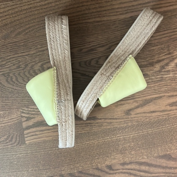 Vince Women's Jesse Slide Espadrille Sandals Shoes palelemon - Picture 7 of 8